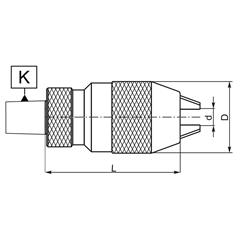 Uchwyt wiertarski 1-16 B16 Monolit-50979