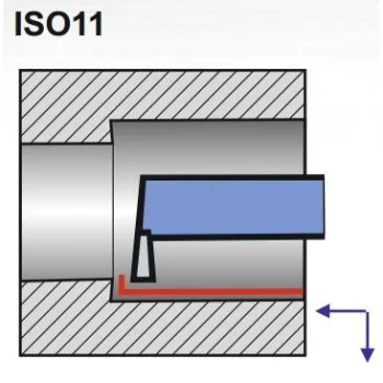 Turning tool NNWc 16X16 M20 ISO 11