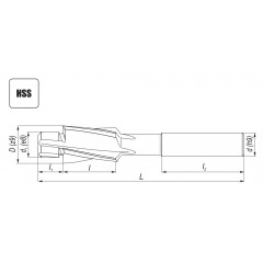 Cylindrical countersink M18 - 30x20 HSS - Technical Articles - photo 1