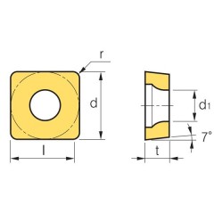 Carbide Insert SCGT 120404 AK KORLOY - zdjęcie 2