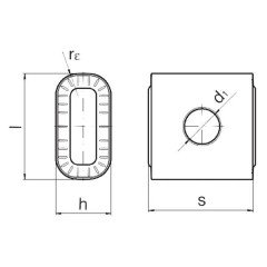 Carbide Insert LNUX 301940 PR 4025 SANDVIK - zdjęcie 2