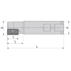 Folding threading cutter Fi 12 mm - 14 Varel - photo 1