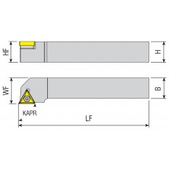 STGCR 25x25 16 Varel lathe knife - image 1