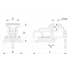 Locksmith Vise 125 mm - Heavy Type - photo 1