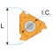 Insert for metric threads internal 0.5-3 mm 16 IR Fanar - photo 1