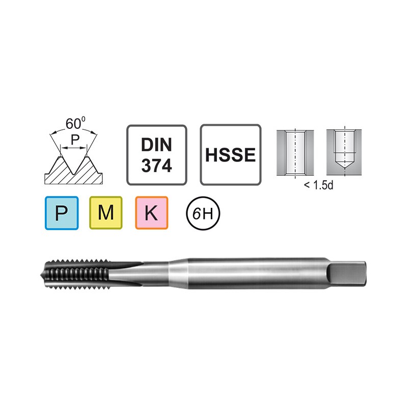 Machine Threader M3 HSSE Inox Narex.