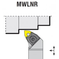 Turning knife MWLNR 25X25 M08 Akko - photo 2