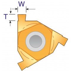 Groove insert 1.00 mm 16 ER/IL - photo 1