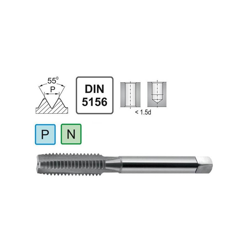 Machine Tap R 3/4&quot; DIN 5156/38 C HSSE