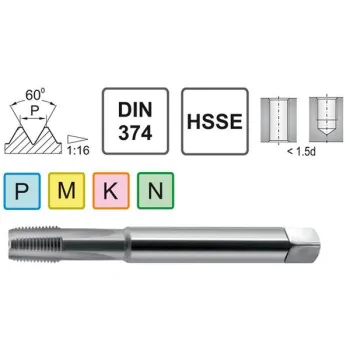 Machine tap NPT 1-11.1/2 DIN-374 C HSSE Fanar