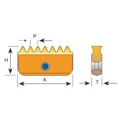 Threading Carbide Insert 21 21 21 21 21 21 I 2,0 ISO MT7  Fanar - zdjęcie 2