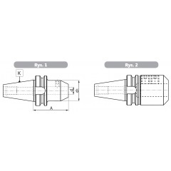 Weldon holder BT40 10 mm - MAS 403 BT - photo 1