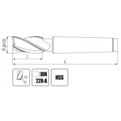 End mill 32 mm HSS - Cutting-tools24.com - photo 3