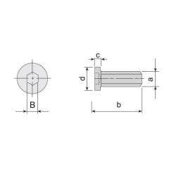 Allen screw M5 x12 AAV-03 Akko - Technical articles - photo 1