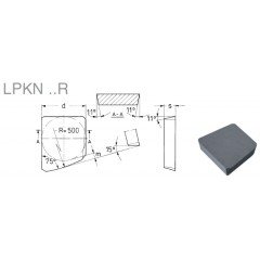 Carbide insert LPKN 1203 ZZL