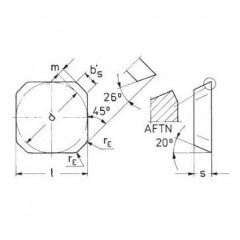 Carbide Insert SEKN 1504 AFN NMK-20 BAILDONIT - zdjęcie 2