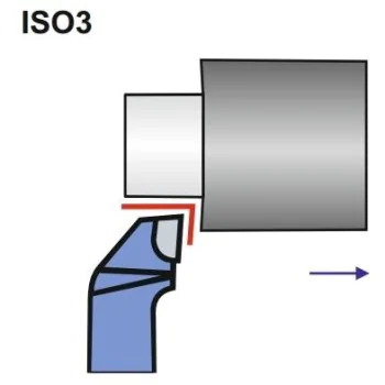 Turning tool NNBd 32X20 S30/P30 ISO 3L