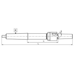 Trzpień PTRa 5310 4-27 DIN 228 - zdjęcie 2