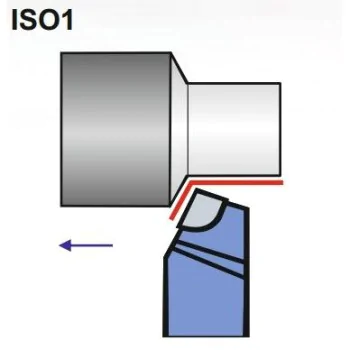 Turning tool NNZa 20X20 S30/P30 ISO 1R