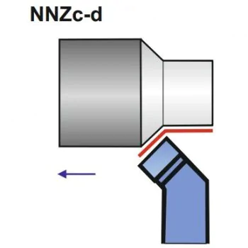 Turning tool NNZc 25X25 SW18 ISO 2R