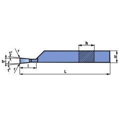 Turning Tool NNPc 20X12 SK5 ISO 7L - zdjęcie 2