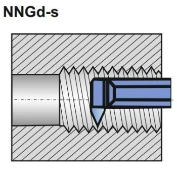 Turning tool NNGd 12X12 SW7 ISO 13R