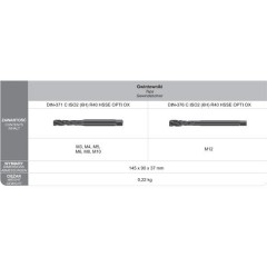 Tap Set CZP-8 R40 B HSSE OTPI FANAR - zdjęcie 2