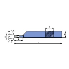 Turning Tool NNPc 50X32 H10/K10 ISO 7L - zdjęcie 2