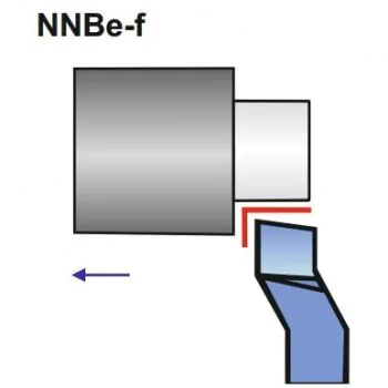 Turning tool NNBe 10X10 SW7 ISO 6R