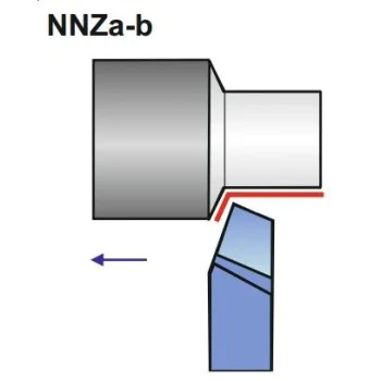 Turning tool NNZa 10X10 SKC ISO 1R