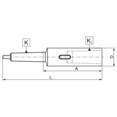 Reduction Sleeve PTPb 1762 MK1-2 DIN 228 - zdjęcie 2