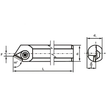 Turning tool CTAPR 0025 Q16