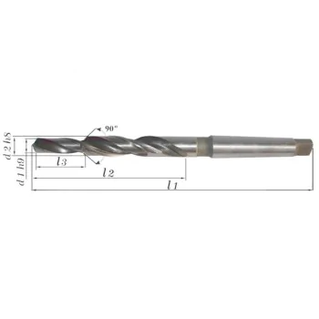 NWAh HSS 23 18.8 two-stage drill bit