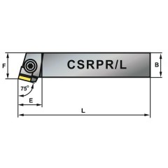 Turning Tool CSRPL 32X32-19 PAFANA - zdjęcie 2