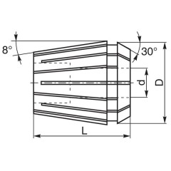 KPL. Collet Chucks 7616-40-70 ER-32 DIN 2080 12 pcs - zdjęcie 5