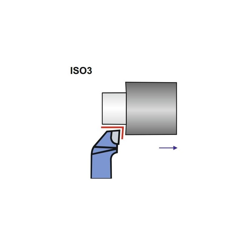 Turning Tool NNBd 25X16 S20/P20 ISO 3L