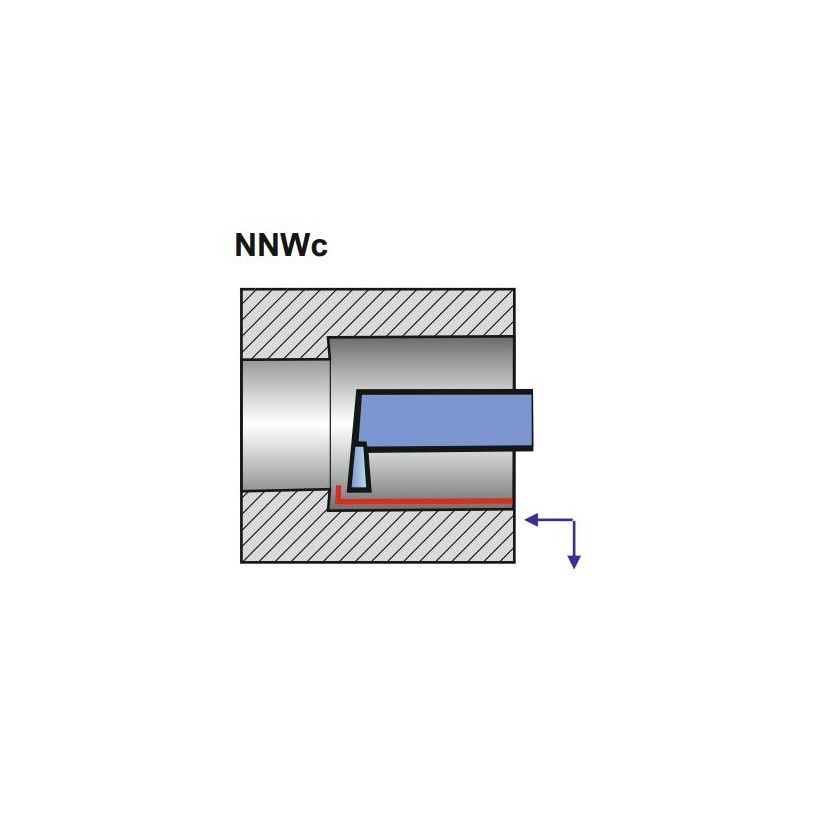 Turning Tool NNWc 32X32 SW7M ISO 11