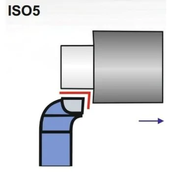 Turning tool NNBm 50X50 S30/P30 ISO 5L