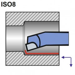 Turning Tool NNWa 10X10 H10/K10 ISO 8R