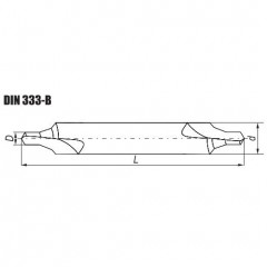 NAWIERTAK NWRd 1,6 DIN 333-B HSS - zdjęcie 2