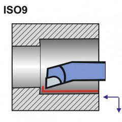 Turning Tool NNWb 12X12 S20/P20 ISO 9