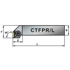 Turning Tool CTFPR 32X25-16 - zdjęcie 2