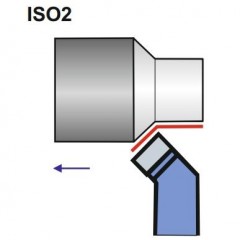 Turning Tool NNZc 16X16 S30/P30 ISO 2R