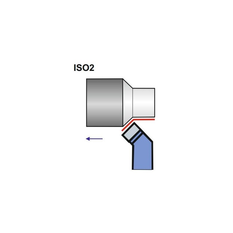 Turning Tool NNZc 16X16 S30/P30 ISO 2R