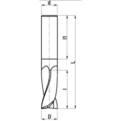 End mill 10 long - 2 flute - Cutting-tools24.com - photo 1