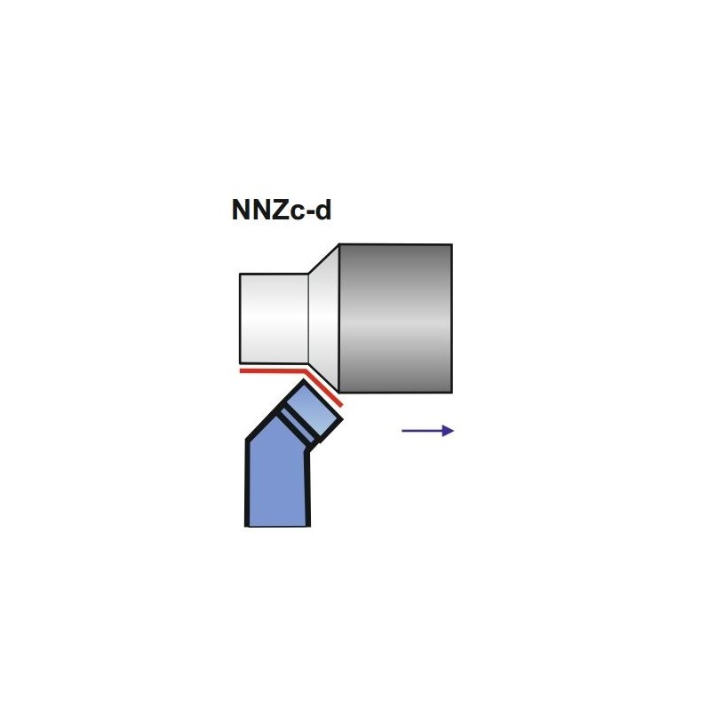 Turning Tool NNZd 10X10 SW18 ISO 2L