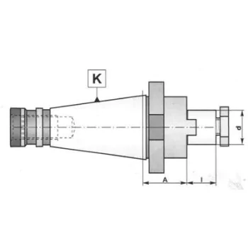 Arbor 7310 50-40-27 DIN 2080 (PTFa 7310)