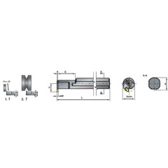 Turning Tool HR.152.19-32-3