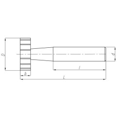 End Mill NFRh 16,5X5 DIN 850 B HSS - zdjęcie 2