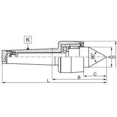 KIEŁ OBROTOWY PZMb 8823-3 DIN 228